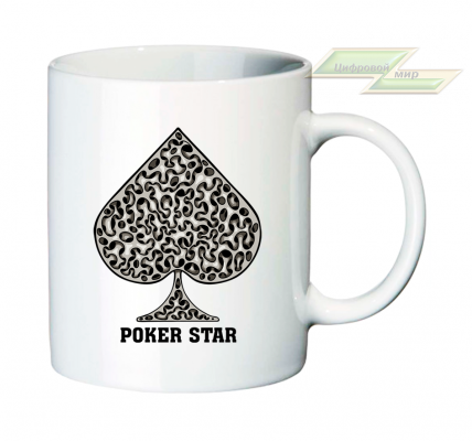 Креативная кружка "POKER STAR" Креативная кружка "POKER STAR"