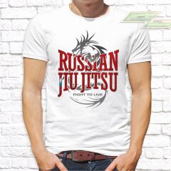 Мужская футболка с фото «Russian Jiu Jitsu»   