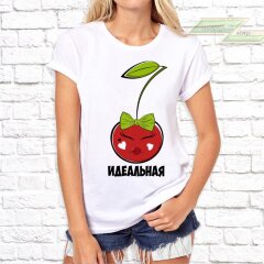 Парные  футболки с фото «Идеальная пара»       