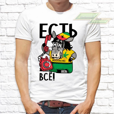 Мужская футболка с фото «Есть всё!»   
