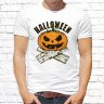 Мужская футболка с фото «Halloween (тыква на кресте)» Мужская футболка с фото «Halloween (тыква на кресте)»