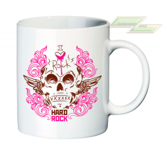 Креативная кружка "I love HARD ROCK"