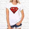 Женская футболка с фото «SUPER»       