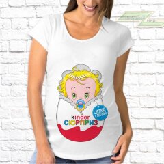 Женская футболка с фото «Kinder сюрприз(Сделано с любовью)»    