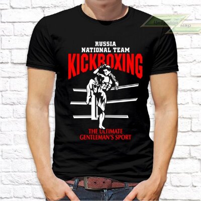 Мужская футболка с фото «Russia national team KICKBOXING» Мужская футболка с фото «Russia national team KICKBOXING»