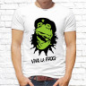 Мужская футболка с фото «Viva la frog» Мужская футболка с фото «Viva la frog»