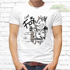 Мужская футболка с фото «Cool fox»       