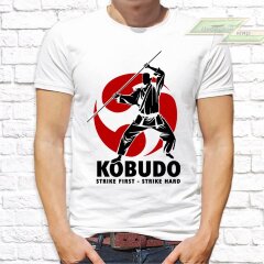 Мужская футболка с фото «KOKUDO strike first-strike hard»  