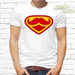 Мужская футболка с фото «Super усы»     