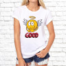 Парные  футболки с фото «Smile Good. Bad»  
