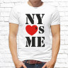 Мужская футболка с фото «NY s me»        