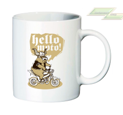 Креативная кружка "Hello moto!" 