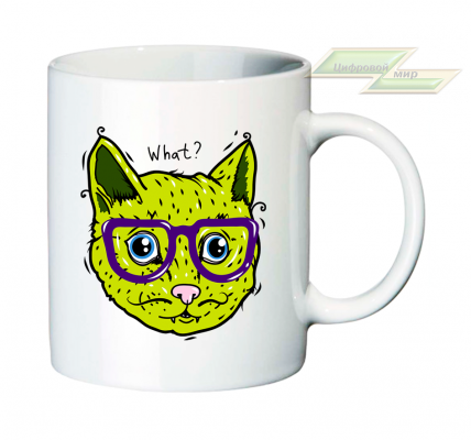Креативная кружка "What?"