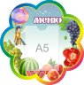 Стенд для детского сада "Оформление группы Фантазеры (Меню)"         