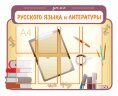 Школьные стенды "Оформление кабинета русского языка (Уголок)"  