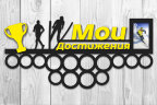 Медальница из фанеры лыжи бег "Мои достижения"