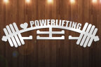 Медальница из фанеры "POWERLIFTING"