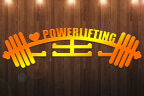 Медальница из фанеры "POWERLIFTING"