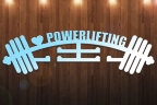 Медальница из фанеры "POWERLIFTING"