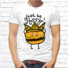 Мужская футболка с фото «Just be Happy!»   