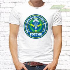Мужская футболка с фото «ВДВ Россия»  