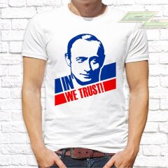 Мужская футболка с фото «In e trust!» 