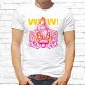 Мужская футболка с фото «WOW!» 
