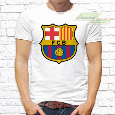 Мужская футболка с фото «FCB»  