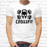 Мужская футболка с фото «Crossfit (гиря и гантели)»     