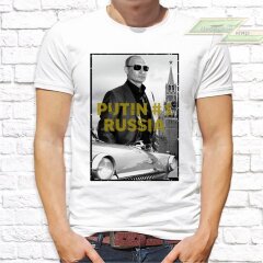 Мужская футболка с фото «Putin #1 Russia»    