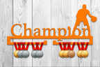 Медальница из фанеры футбол "Сhampion (баскетбол)" Медальница из фанеры футбол "Сhampion (баскетбол)"