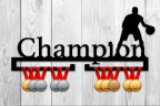 Медальница из фанеры футбол "Сhampion (баскетбол)" Медальница из фанеры футбол "Сhampion (баскетбол)"