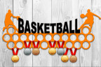 Медальница из фанеры "Basketball"