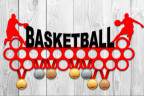 Медальница из фанеры "Basketball"