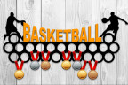 Медальница из фанеры "Basketball"