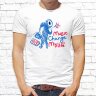 Мужская футболка с фото «Music change my life»     