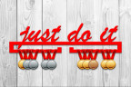 Медальница из фанеры "Just do it"