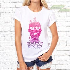 Женская футболка с фото «GLAMOUR BITCHES notdie!»     