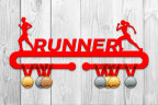 Медальница из фанеры "Runner"