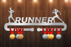 Медальница из фанеры "Runner"